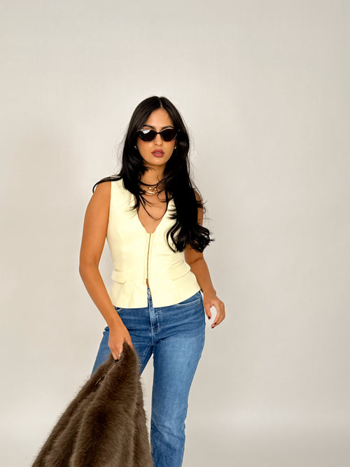 Mattie Butter Vest Top