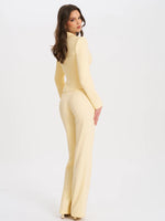 Canary Yellow Structured Blazer