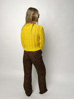 Leopard Print Boxer Style Pants