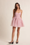 Sugarplum Pink Babydoll Dress