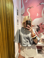 Earl Grey Knit Capelet Sweater