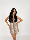 Tiger Denim Mini Dress