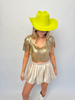 Gold Chainmail Swing Top