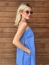 Emma Blue Cotton Tunic Set