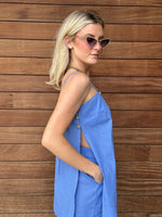 Emma Blue Cotton Tunic Set