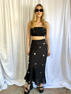 Britney Black Sequin Top