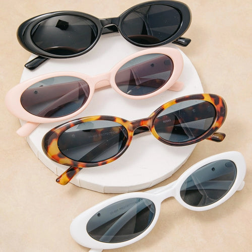 Bow Oval Sunglasses