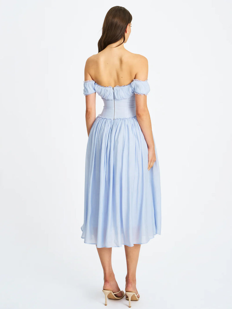 Ella Blue Corset Dress