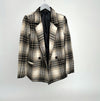 Neutral Plaid Blazer