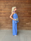 Emma Blue Cotton Tunic Set