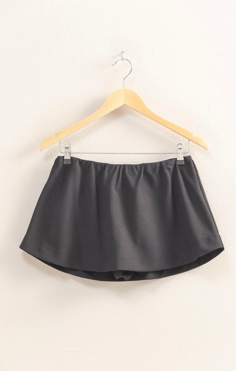 Black Mini Skort