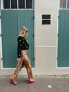 *Vintage* Golden Full Sequin Dress