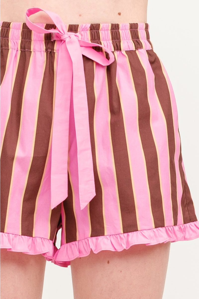 Darling Striped Short Set