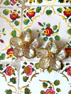 Pearlized Flower Earrings