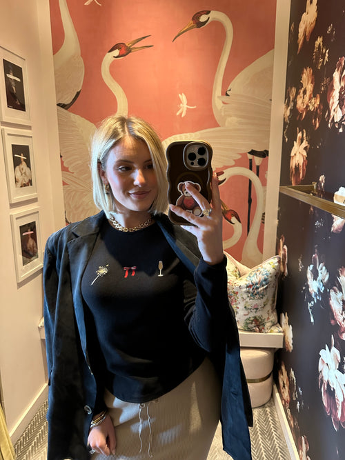 New Year Embroidered Top