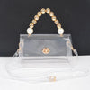 Pearl Handle Clear Bag