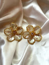 Pearlized Flower Earrings