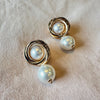 Salon Gold & Pearl Earrings