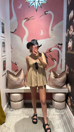 Taupe Babydoll Romper