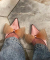 Organza Bow Mules