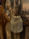 Golden Rhinestone Cocktail Bag