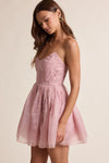 Sugarplum Pink Babydoll Dress