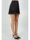 Black Organza Mini Skirt