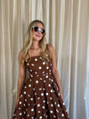 Annie Brown Polka Dot Midi Dress
