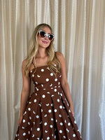 Annie Brown Polka Dot Midi Dress