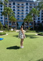Polka Dot Trapeze Mini Dress