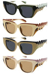 Color Block Wave Sunglasses