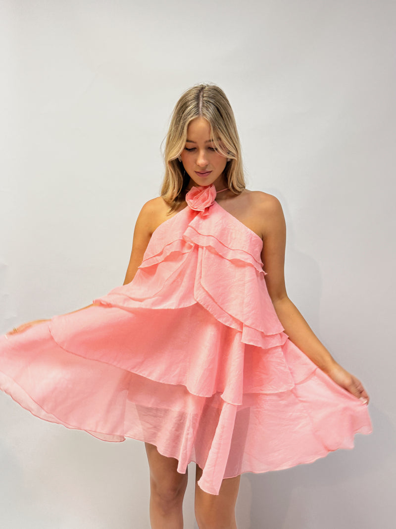 Rosetta Pink Ruffle Dress