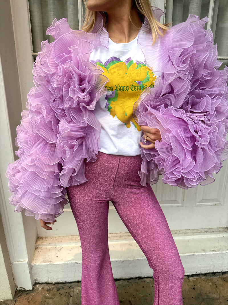 Lavender Ruffled Jacket