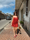 Red Fringe Sequin Dress