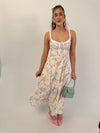 Pastel Floral Midi Dress