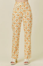 Orange Tapestry Pants