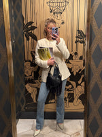 Mid Rise Mini Flare Jeans