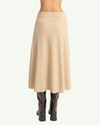 Colette Beige Midi Skirt