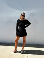 Izzy Black Blazer Dress