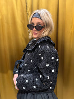 Sophie Polka Dot Sherpa Jacket