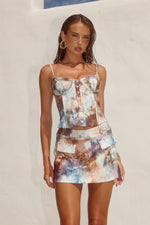 Mixed Media Mini Skort