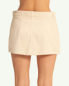 Oat Corduroy Mini Skort