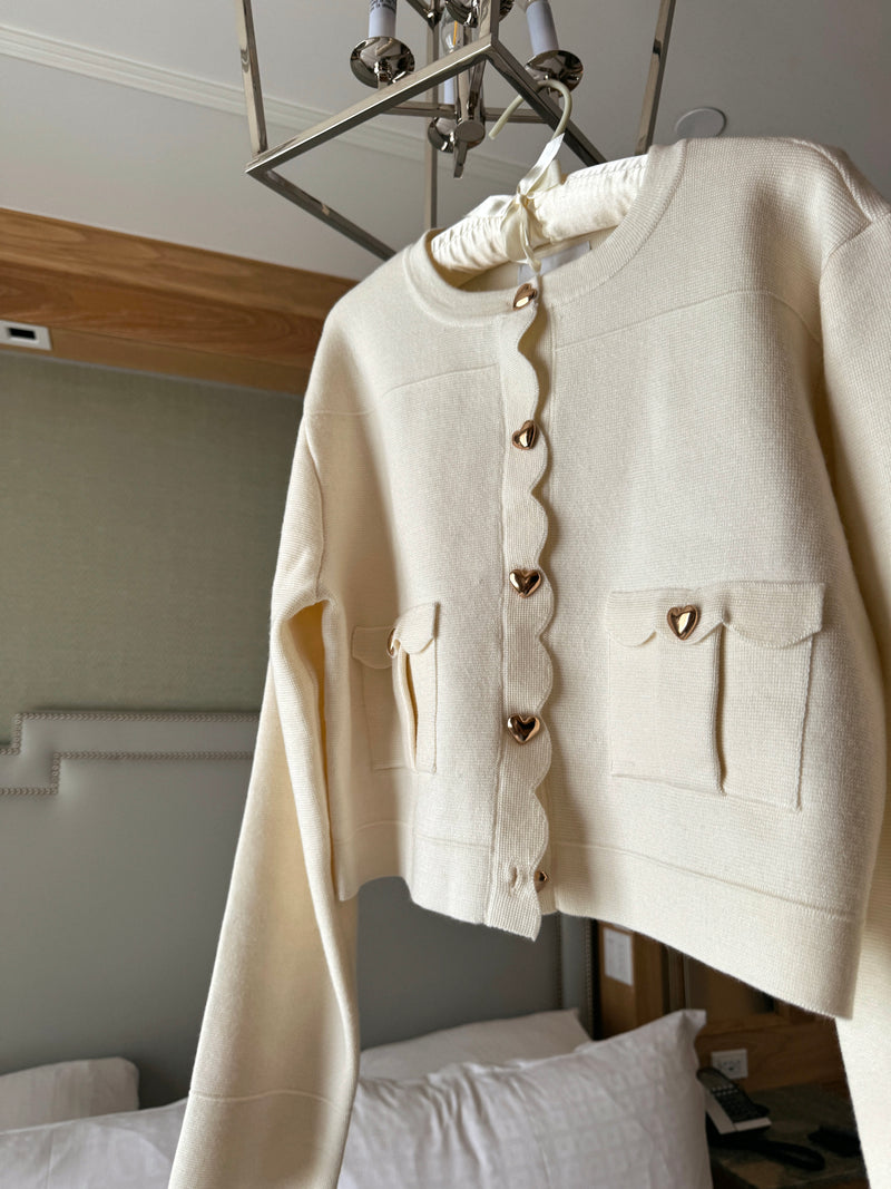 Golden Heart Knit Jacket