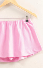 Bubblegum Pink Mini Skort