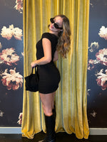 Sabrina Black Mini Dress