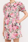 Fuchsia Floral Babydoll Dress