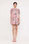 Fuchsia Floral Babydoll Dress