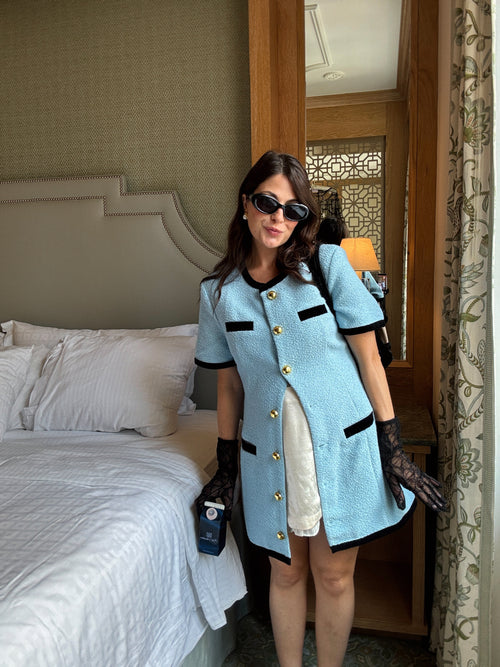 Francesca Button Down Mini Dress