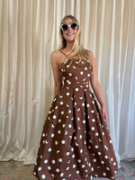 Annie Brown Polka Dot Midi Dress
