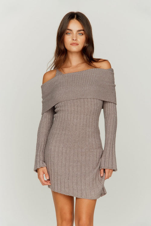 The Chunky Ribbed Mini Dress